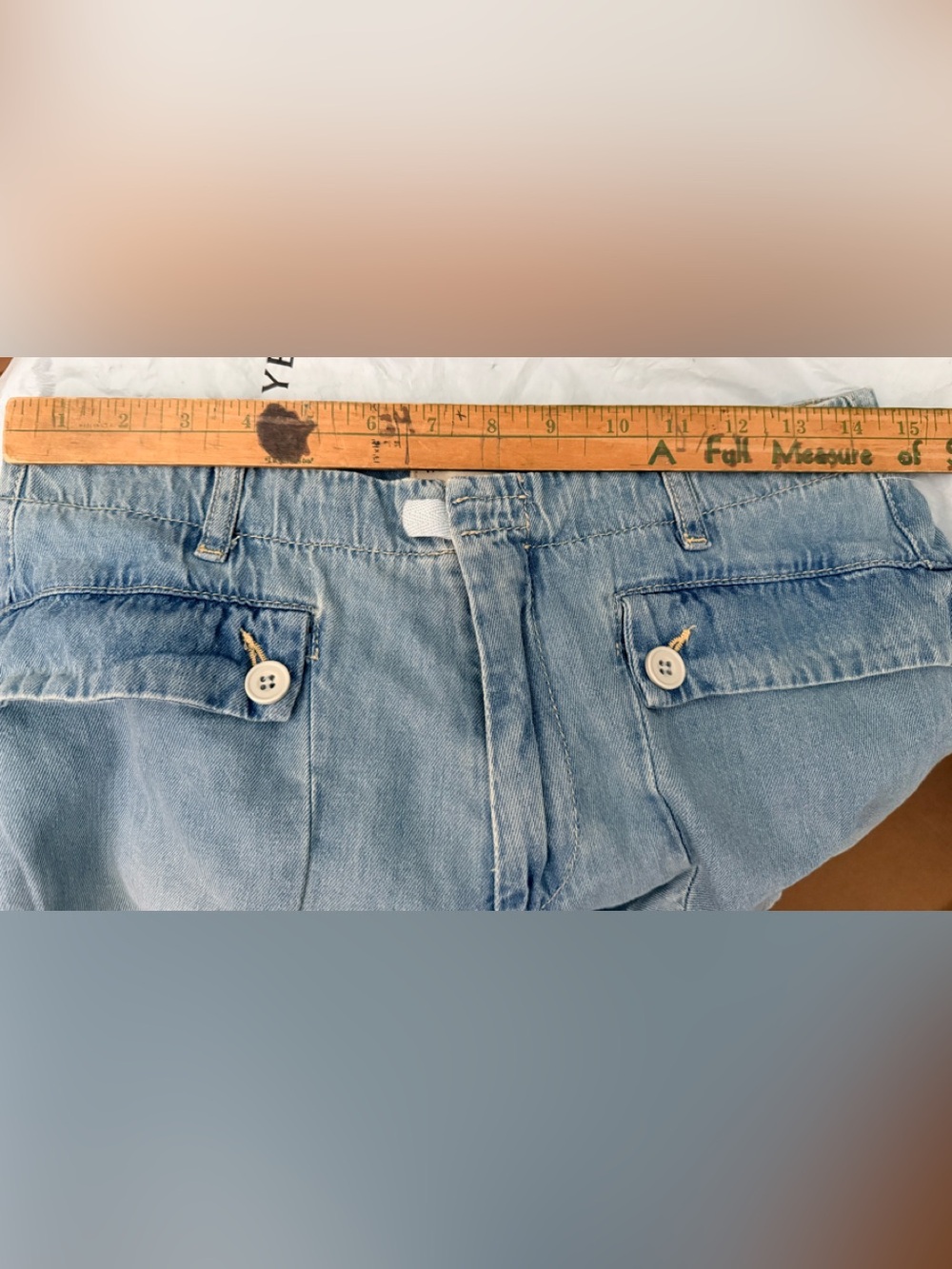 Free People 
We The Free Lotus High Waist Tie Hem Barrel Leg NWT Sz. 29 - Picture 5 of 6